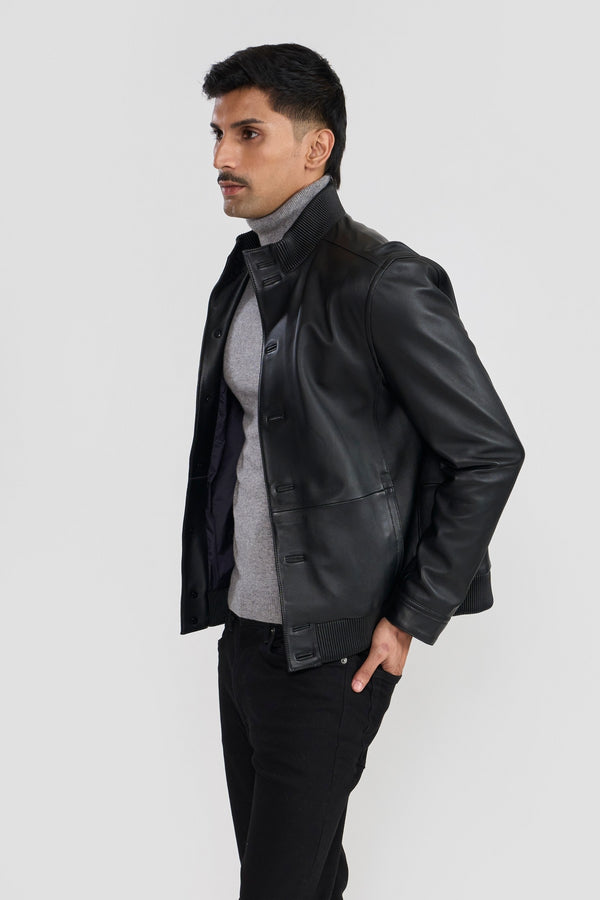 Black Spencer Mens Jacket