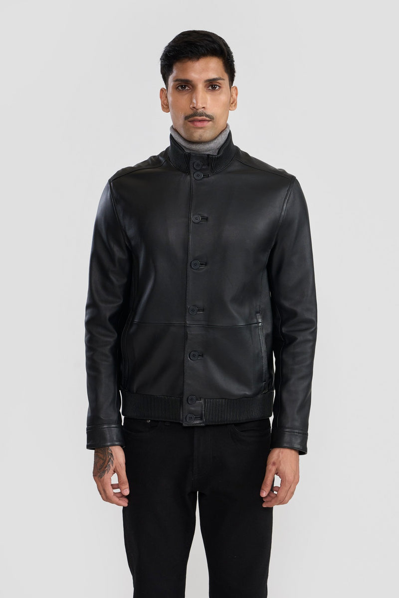 Black Spencer Mens Jacket