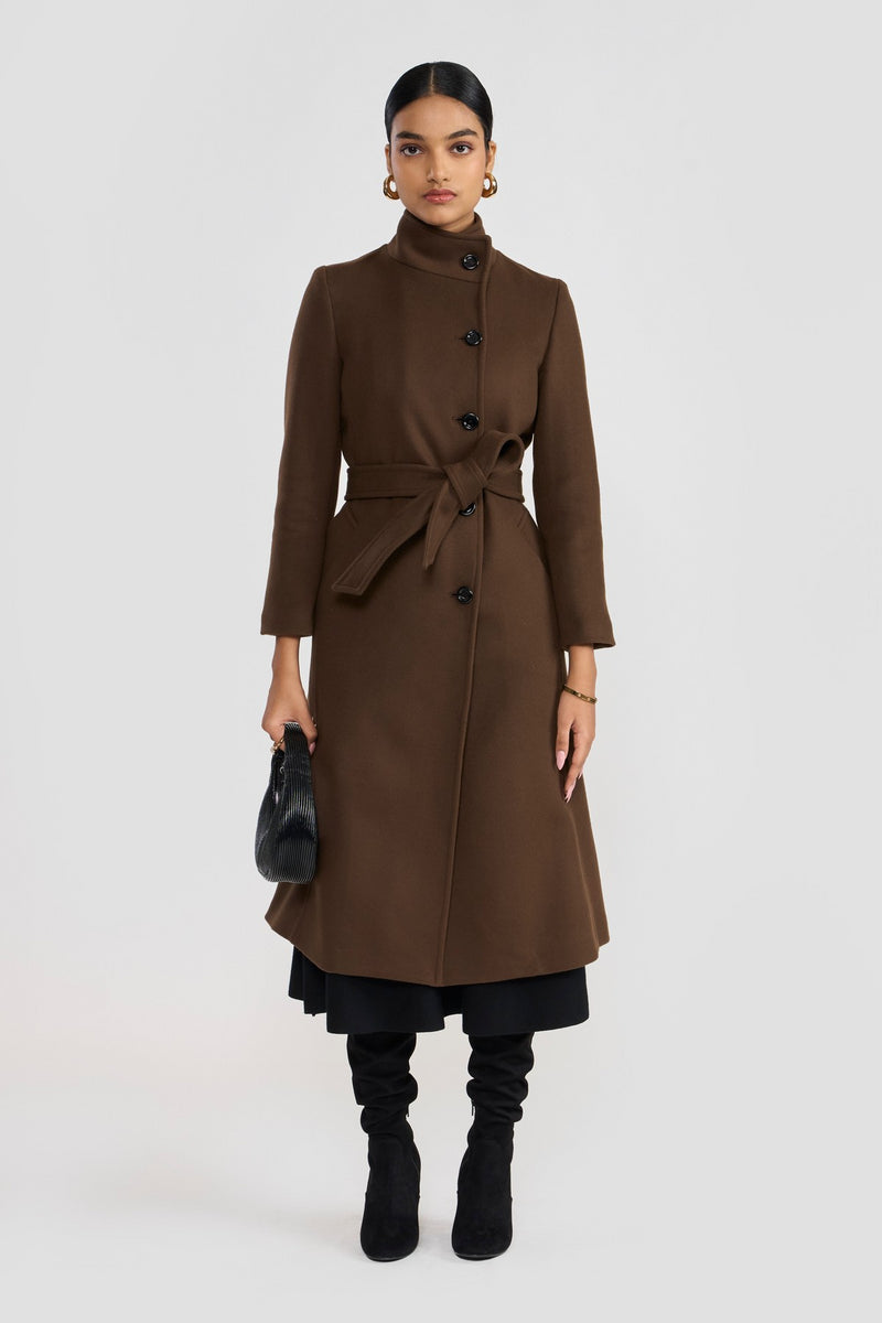 Brown Suzanne Womens Coat