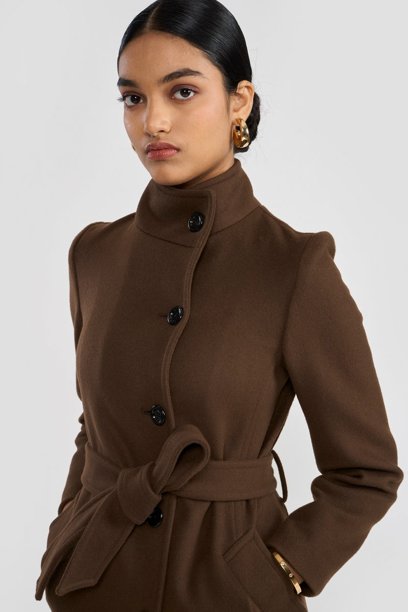 Brown Suzanne Womens Coat