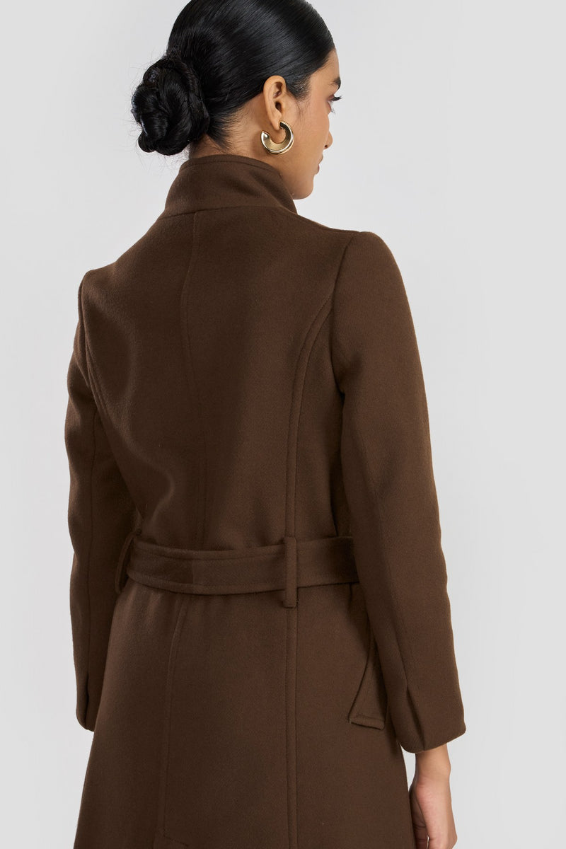 Brown Suzanne Womens Coat