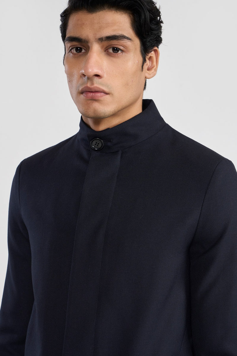 Navy Javier Men Wool Coat