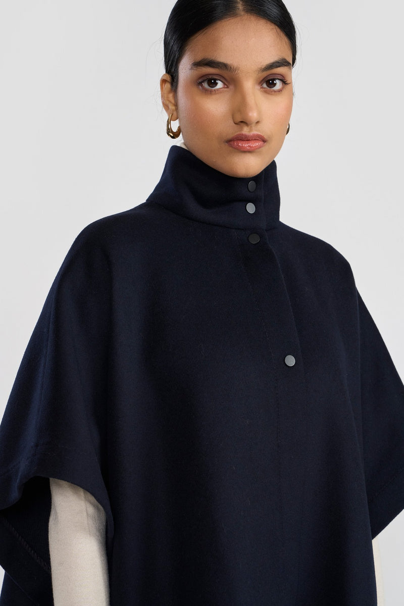 Navy Judy Womens Shrug