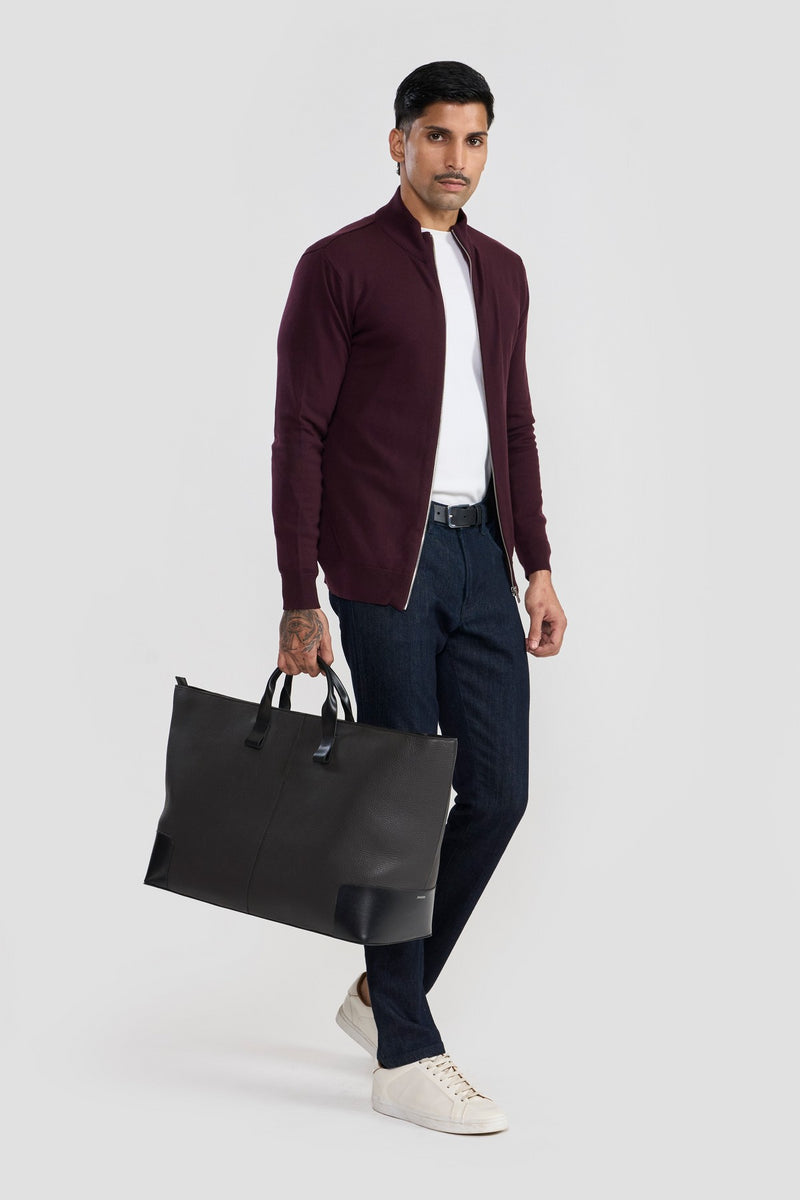 Wine Conner Men Sweater