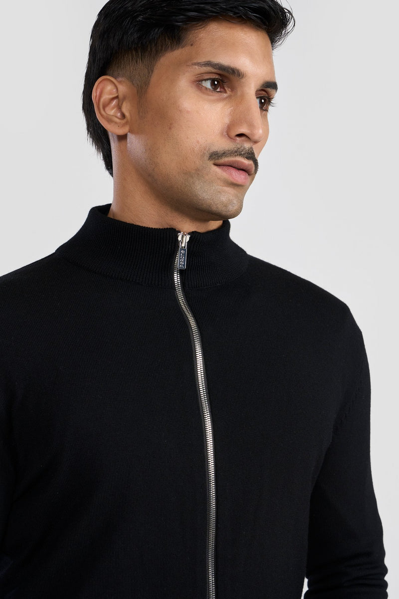 Black Conner Men Sweater