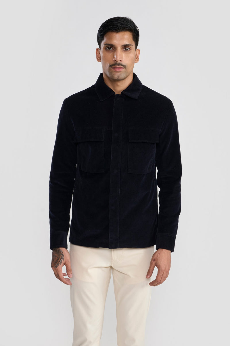 Navy Keane Mens Jacket