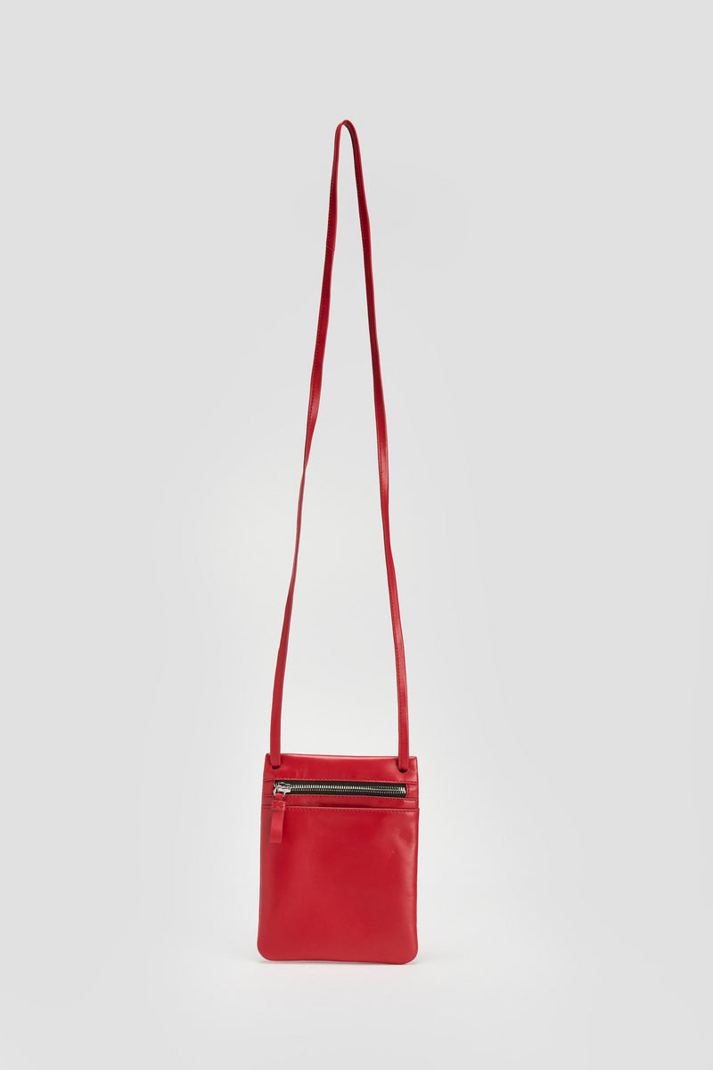 Red Freya Crossbody Bag