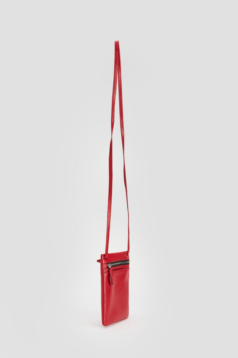 Red Freya Crossbody Bag