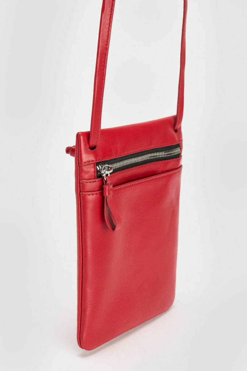 Red Freya Crossbody Bag