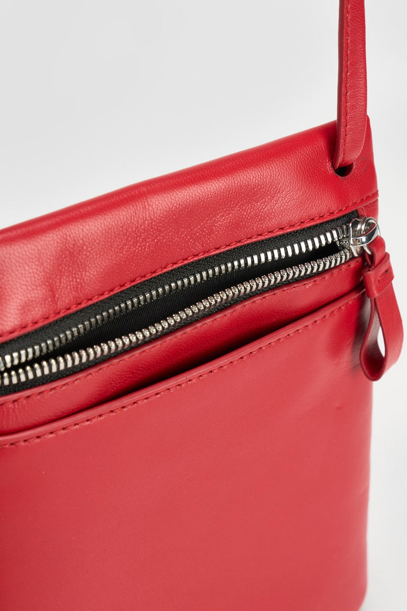 Red Freya Crossbody Bag