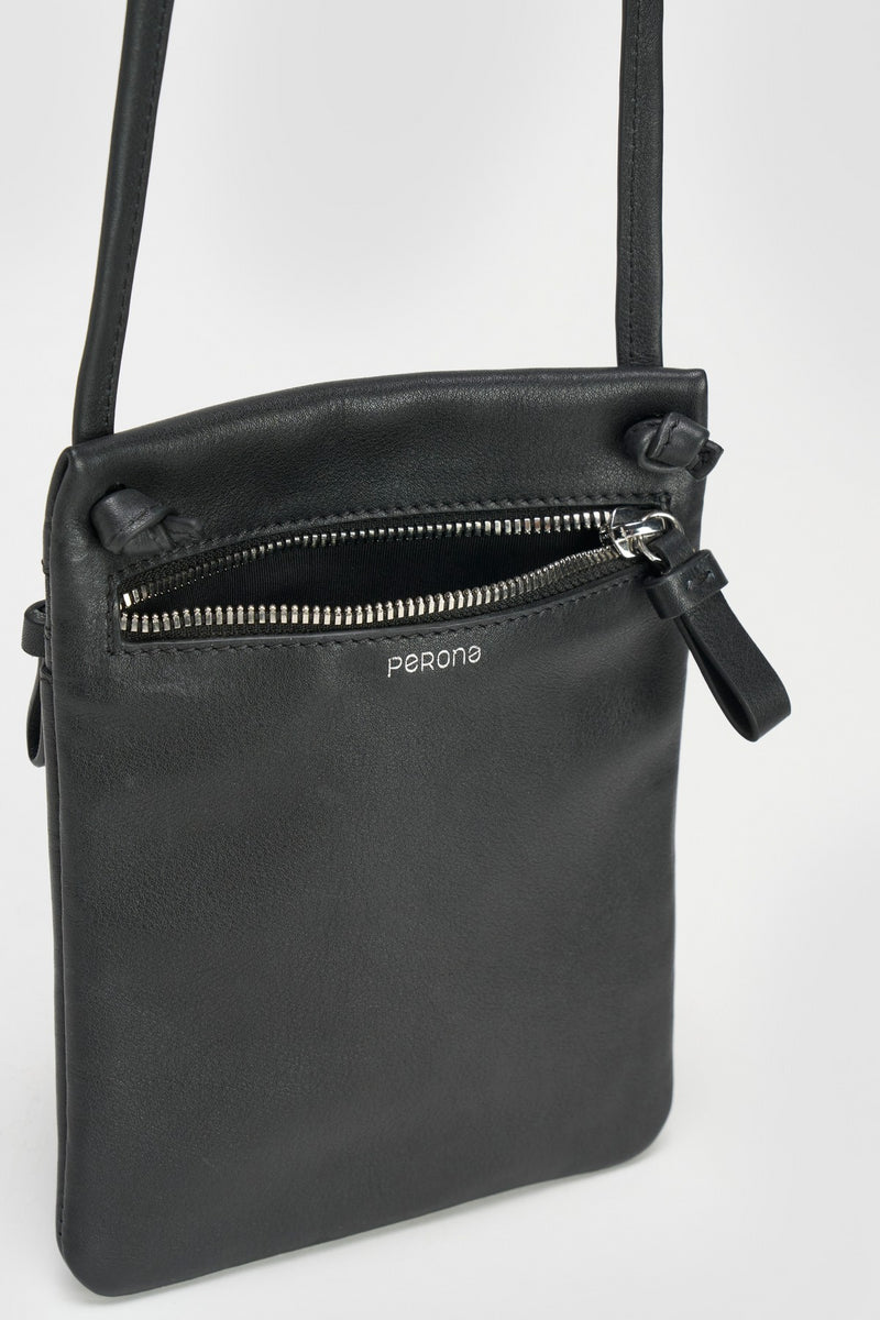 Black Freya Crossbody Bag