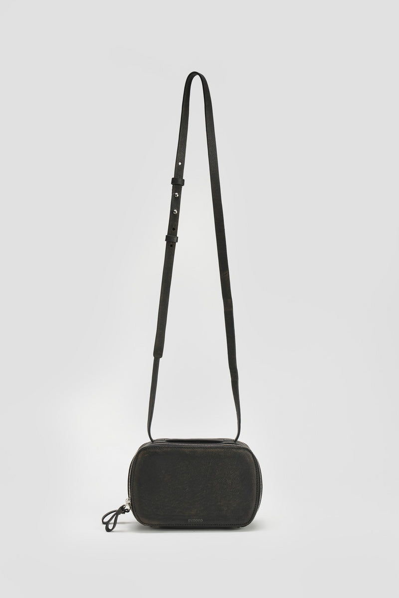 Vintage Black Aneira Shoulder Bag