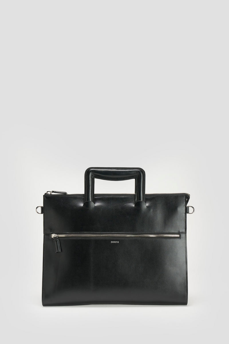 Black Arlo Briefcase Bag