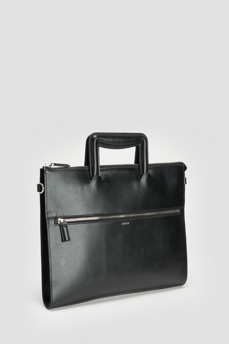 Black Arlo Briefcase Bag