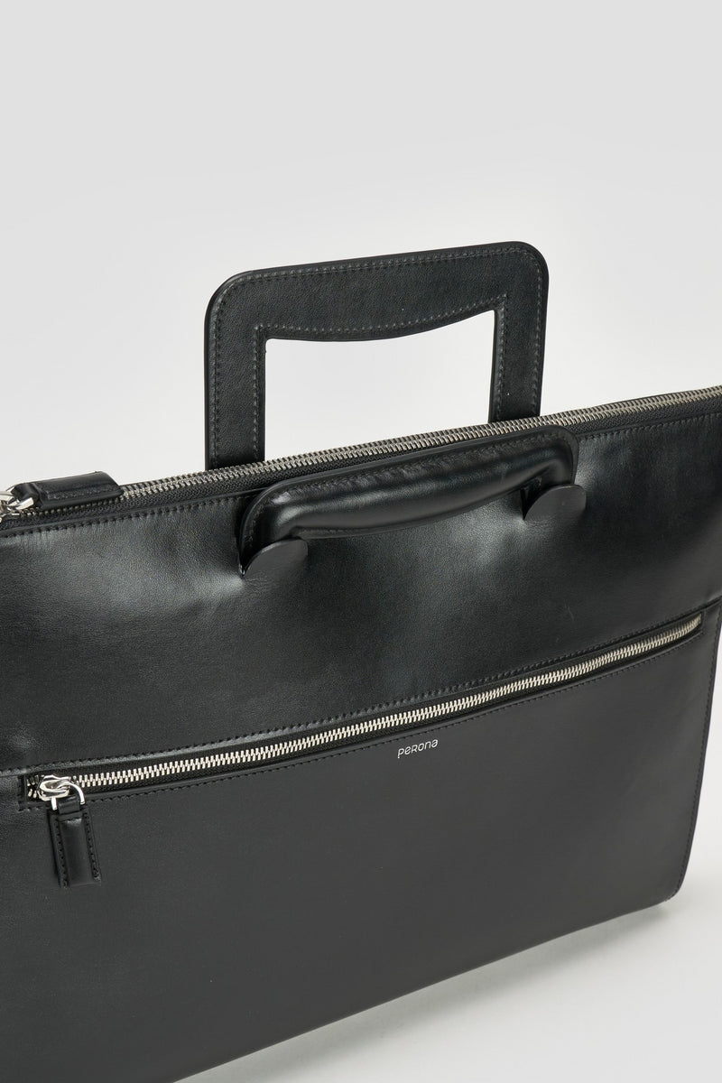 Black Arlo Briefcase Bag