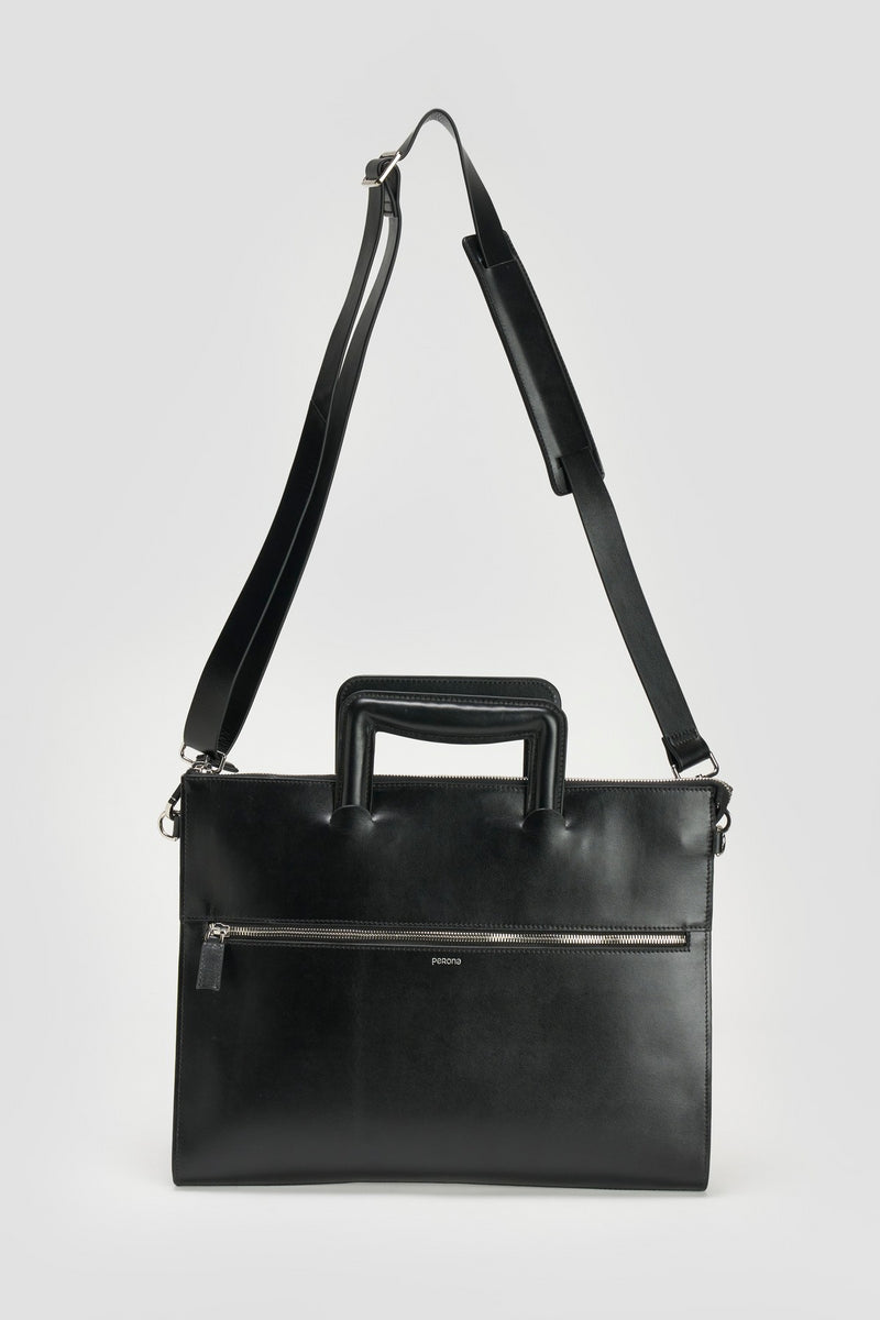 Black Arlo Briefcase Bag