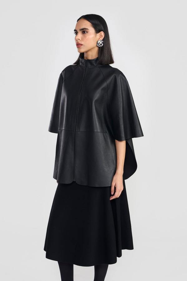 Black Amara Womens Cape