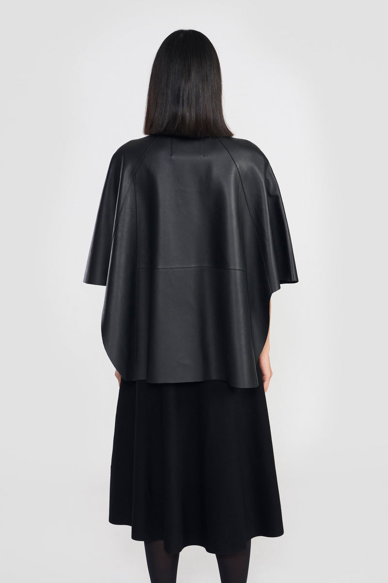 Black Amara Womens Cape