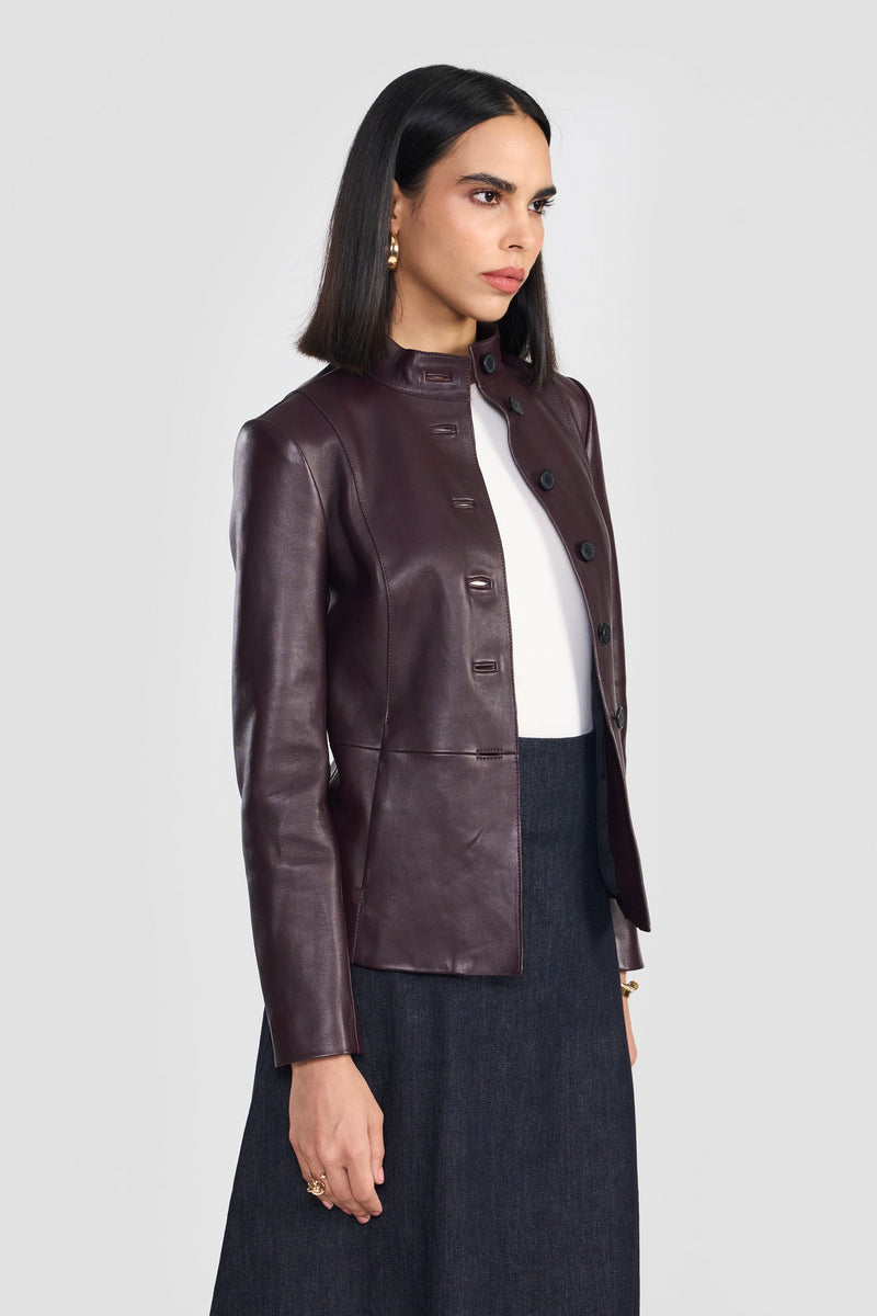 Wine Laura Womens Jacket