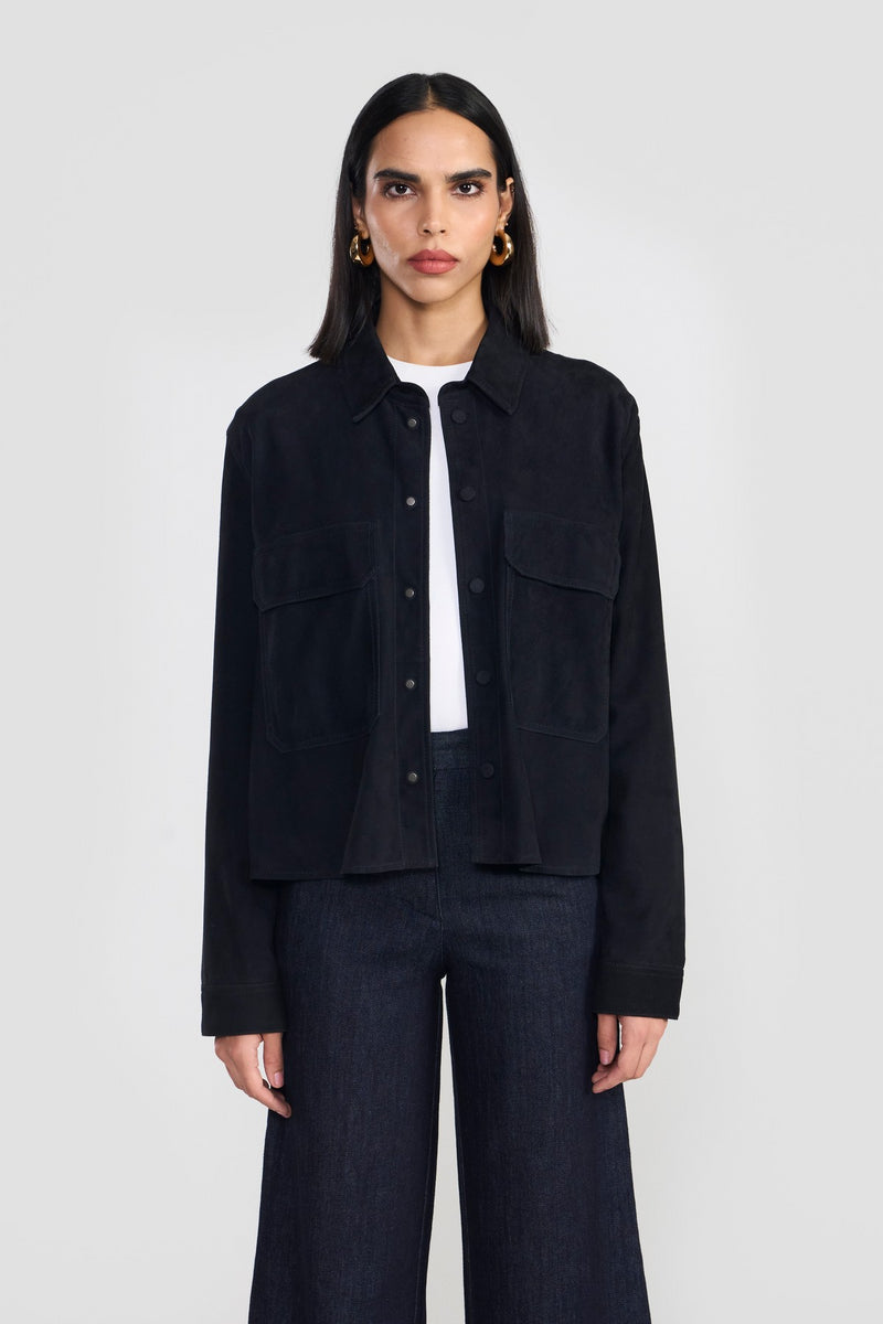 Navy Emelia Womens Jacket