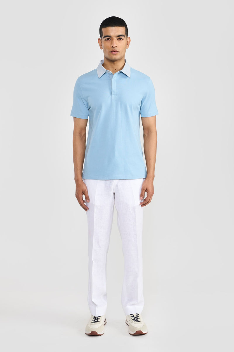 Ice Blue Lorenzo Men T Shirt