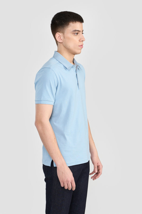 Ice Blue Ethan Men T Shirt