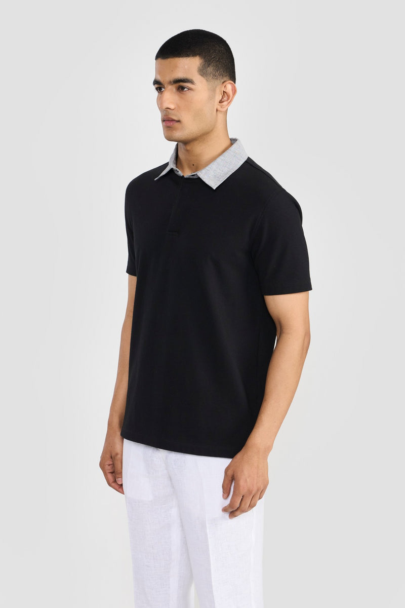 Black Lorenzo Men T Shirt