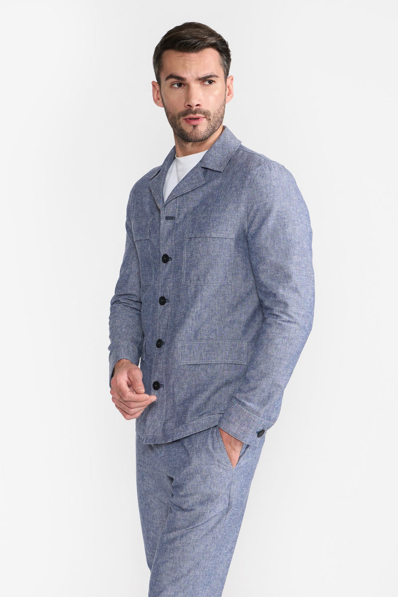 Ocean Blue Kenneth Mens Blazer