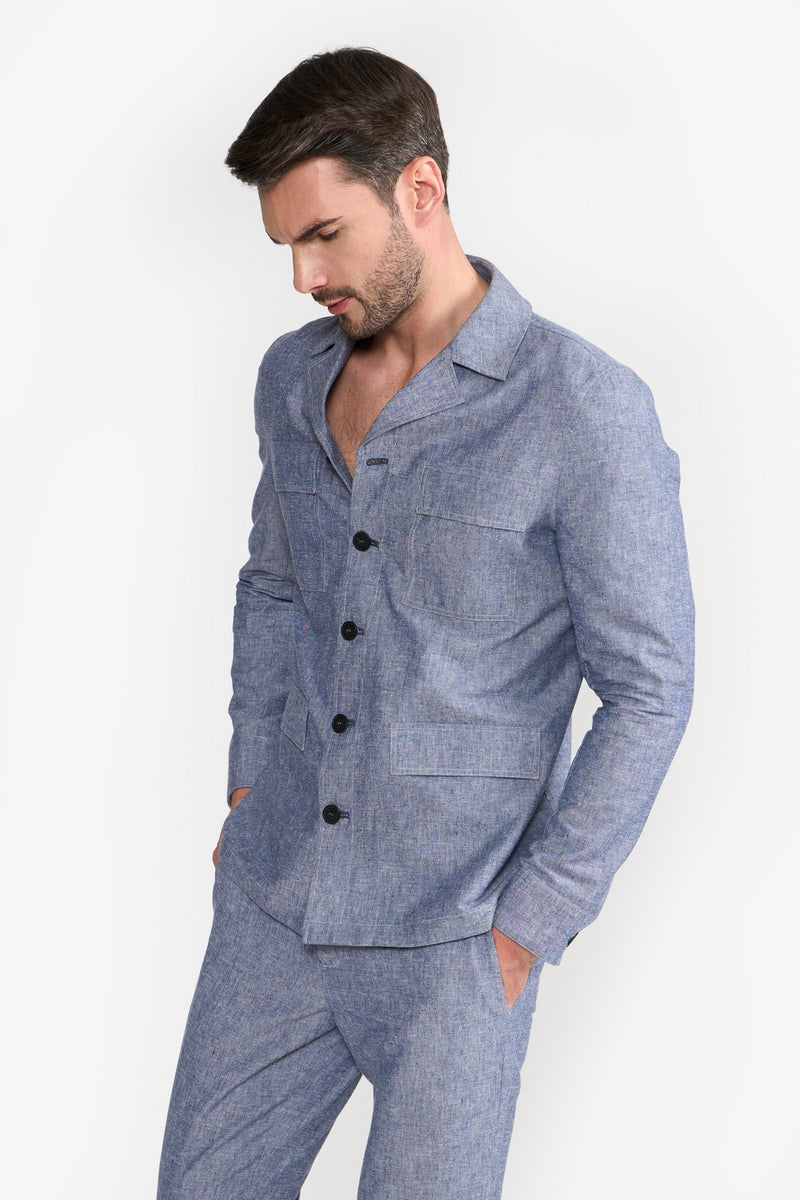 Ocean Blue Kenneth Mens Blazer