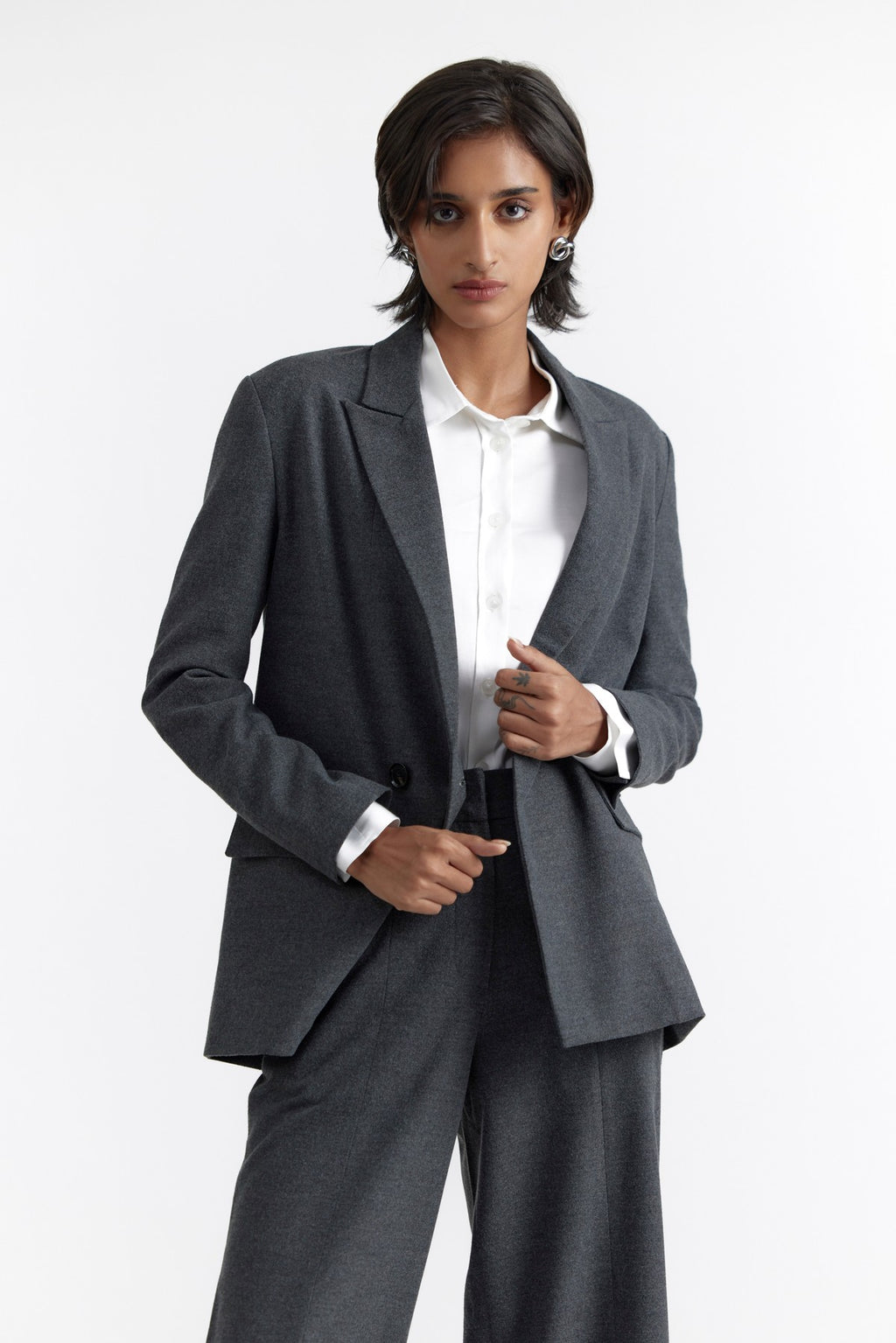 Dark Grey Ursula Blazer Women s Blazer Perona