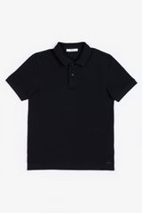 BRADY BLACK/ BLACK COLLAR MEN'S T-SHIRT