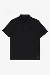 BRADY BLACK/ BLACK COLLAR MEN'S T-SHIRT