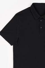 BRADY BLACK/ BLACK COLLAR MEN'S T-SHIRT