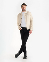 RUSSELL BEIGE MEN'S OVERSHIRT